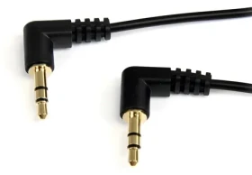 StarTech Audio kábel lomený čierna / Audio kábel / Jack 3,5 mm (M) - Jack 3,5 mm (M) / 1,8 m (MU6MMS2RA)