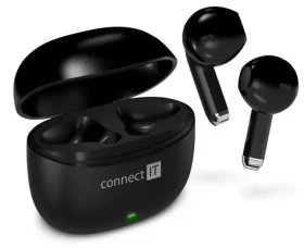 Connect IT SonicBass čierna / Bezdrôtové slúchadlá / mikrofón / Bluetooth (CEP-1100-BK)