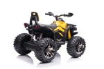 Mamido Mamido Detská elektrická štvorkolka ATV Power 12V 14Ah 4x4 žltá