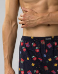 Boxerky Atlantic 2GMB-006 A'2 S-2XL tmavě modrá a smaragdová S