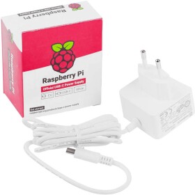 Raspberry Pi® Raspberry Pi zásuvkový adaptér so stálym napätím Vhodné pre: Raspberry Pi Výstupný prúd (max.) 3000 mA 1 x USB-C® zástrčka; KSA-15E-051300HE White