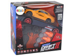 Mamido Športové autíčko na diaľkové ovládanie R/C 1:24 žlté s vymeniteľnými kolesami