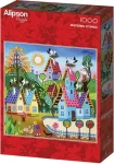 ALIPSON Štvorcové puzzle Zlet bocianov