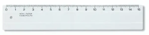 KOH-I-NOOR Pravítko 15cm číre (24250)