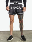 RVCA MUAY THAI black pánske plátené kraťasy - XL