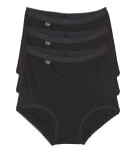 Dámske nohavičky Basic Maxi 3 Pack Black - Sloggi černá 5XL