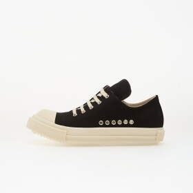 Tenisky Rick Owens DRKSHDW Denim Shoes - Extreme Low Sneaks Black/ Milk/ Milk EUR 46