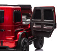 Mamido Mamido Elektrické autíčko Mercedes G63 AMG 2x24V 4x200W XXL lakované červené
