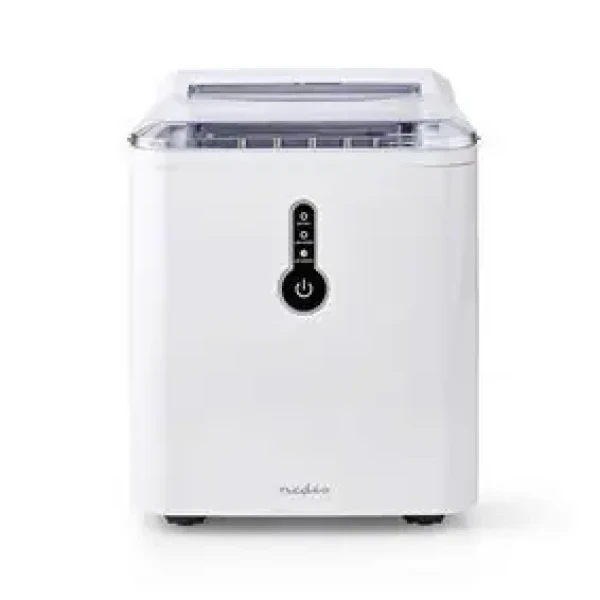 Nedis KAIC100FWT biela / Výrobník ľadu / 1.5 l / 12 kg / Plast (KAIC100FWT)