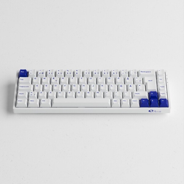 Canyon Akkogear 3068B Blue/White Akko CS Jelly Pink RGB Backlight, USB-C/2,4hz/BT 5.0