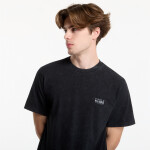 Tričko Daily Paper Textured Metallic Shield T Shirt Washed Black XXL