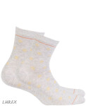 Dámske vzorované ponožky WOMAN béžová 36-38