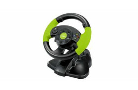 Esperanza EG104 High Octane volant čierno-zelená / vibračné technológie / 180 ° otáčania / PC amp; PS3 amp; Xbox 360 (GIAESPOPC0002)