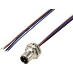 TRU COMPONENTS Vestavná zástrčka pre čidlo/aktuátor, TC-12833072, piny: 4, 0.5 m, 1 ks; TC-12833072