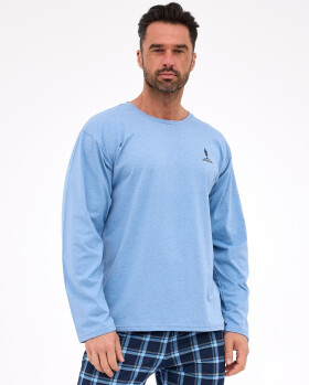 Cornette 124/308 Sequoia long/r 3XL-5XL pánske pyžamo modrá 4XL