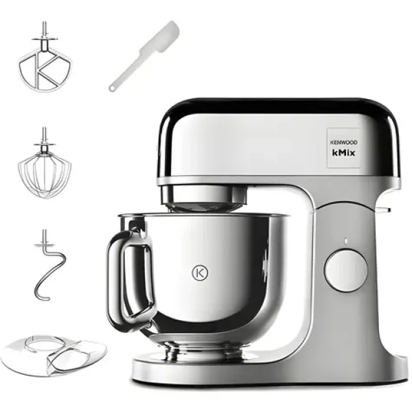 Kenwood kMix KMX760CH strieborná, chróm / Kuchynský robot / 1000 W / 5l nerezová misa (0W20011397)