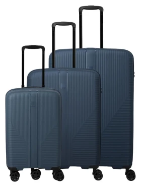 Travelite Air Stripe S,M,L Slim Navy S: 37 l / M: 75/86 l / L: 104 L TRAVELITE-7000341-20