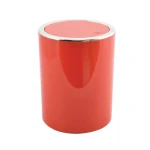 MSV KAMAKA výklopný odpadkový kôš 6 L červený / plast (3700703939542)