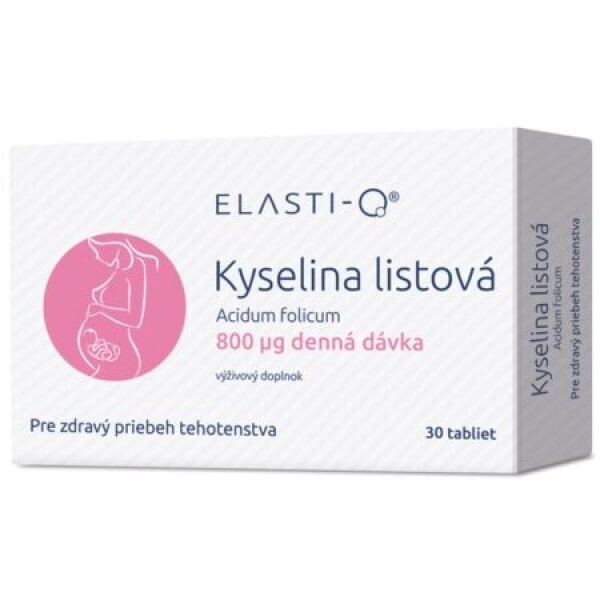 ELASTI-Q Kyselina listová 800 30 tabliet