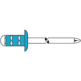 Gesipa 1432060 slepý nit (Ø x d) 3.2 mm x 8 mm nerezová ocel nerezová ocel 100 ks; 1432060