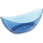 MEXEN - Vea denim voľne stojaca vaňa transparentná 180 x 80, korok chróm 58091808007