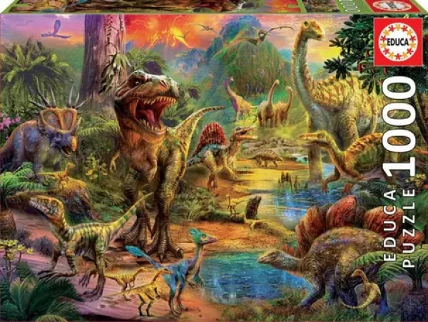 Educa Puzzle Územie dinosaurov