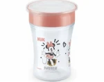 NUK hrnček Magic Cup s viečkom 230ml / červená (10255024)