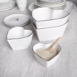 Bastion Collections Keramická mištička Heart Shape