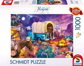 Schmidt Puzzle Táborenie na divokom západe