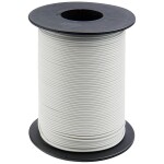 Donau Elektronik 125-S25-5 opletenie / lanko, 1 x 0.25 mm², biela, 25 m; 125-S25-5
