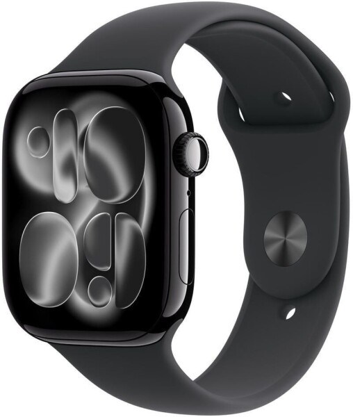 Apple Watch 11 GPS + Cellular 46mm Jet Black Alu Sport Band S/M Čierny (MFC24ZR/A)