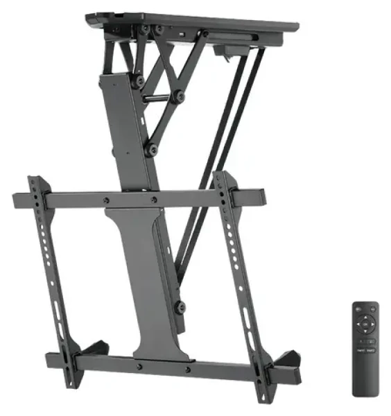 LogiLink Stropný elektrický držiak TV čierna / Stropný držiak pre TV / 32-70" / VESA 600x400 / do 35 kg (BP0118)
