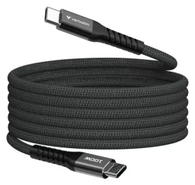 Verbatim Sync Charge Magnetický USB-C kábel 1.2m čierna / USB-C(M) / USB-C(M) / 100 W / PD QC 3.0 (31863)