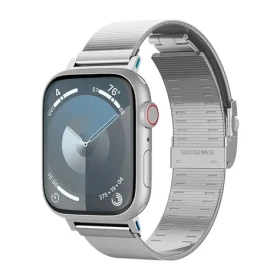 Spigen Sleek Link nerezový remienok pre Apple Watch Series 42/44/45/49 mm strieborná (AMP07224)
