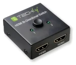 Techly 108606 čierna / HDMI prepínač / obojsmerný 2x1 / 4K 60Hz (108606)