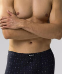 Pánske boxerky 3MH-194 A'3 S-2XL Dark Blue - Atlantic M