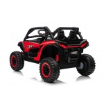 Mamido Mamido Elektrické autíčko Buggy UTV KCK 4x4 červené 24V | 800W | 50 kg | EVA | LED | 2,4 Ghz | ECO koža