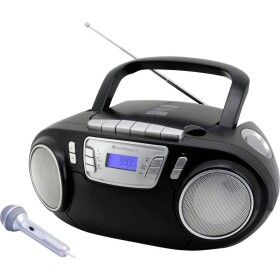 Soundmaster SCD5800SW CD-rádio FM USB, kazeta, rádioprehrávač vr. mikrofónu čierna; SCD5800SW