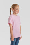 Fruit of the Loom Kids Valueweight T Detské tričko 16.1033 svetloružové light pink 128