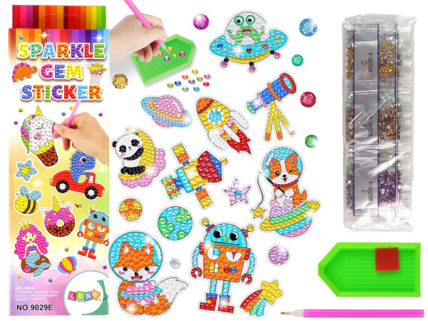 Mamido Súprava Nálepiek Diamantové Vyšívanie Vesmír Astronaut Mozaika