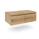 Kúpeľňová skrinka s krycou doskou SAT B-Way 119x30x45 cm dub mat BWAY120OAKD BWAY120OAKD