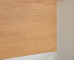 CERANO - Kúpeľňová skrinka Velora - dub medový, úchytka zlatá + umývadlo z lit. mramoru Ovo - čierna matná - 80,5x58x46,5 CER-979982