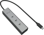 I-TEC USB-C Charging Metal Hub strieborná / USB-C húb / 5 portov USB-C / video 8K / Power Delivery 85 W (C31HUBMETAL8KPDPRO)