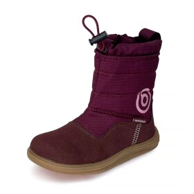 Dievčenské zimné barefoot topánky s membránou Bugga RUBA Fuchsia B00197-07 - 33