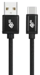 TB Touch čierna / Dátový kábel / USB-A (M) - USB-C (M) / 3 m (AKTBXKUCSBA300B)