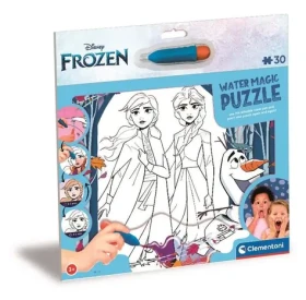 Clementoni PUZZLE s maľovaním vodou Water Magic: Ľadové kráľovstvo 2/30 dielikov/od 3 rokov