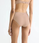 Dámske bavlnené midi nohavičky GO Daily - BROWN - beige 00LZ - SLOGGI BROWN XXL