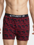 Pánske boxerky Atlantic 2GMB-003 A'2 S-2XL červeno-zelená XL