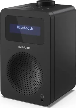 Sharp DR-430 čierna / Digitálne rádio / 5W / DAB+ / FM / BT 5.0 / 3.5mm (DR-430(BK))