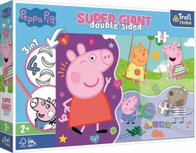 Trefl - Puzzle - Obojstranné puzzle Prasiatko Peppa SUPER GIANT